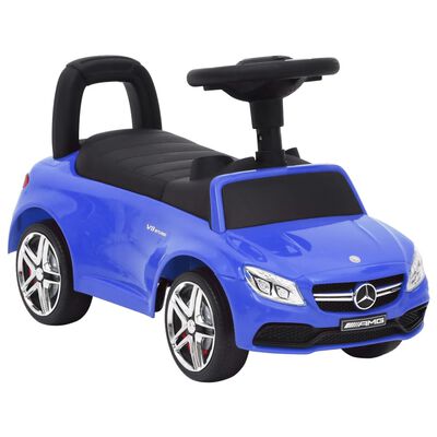 vidaXL Paspiriamas vaikiškas automobilis Mercedes-Benz C63, mėlynas