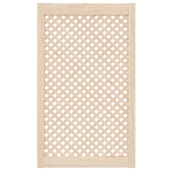 vidaXL Spintelės durelės, 2vnt., 59,5x99cm, pu&scaron;is, grotelių dizaino