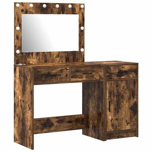 vidaXL Makiažo stalas 2 vnt. Ruda 40 x 41 x 75 cm Apdirbta mediena