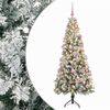 vidaXL Dirbtinė kalėdinė eglutė su rutuliuku 180 cm 300 LED