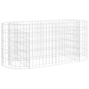 vidaXL Gabiono lovelis, 120x50x50cm, galvanizuota geležis, auk&scaron;tas