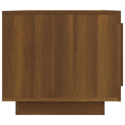 vidaXL Kavos staliukas, rudas ąžuolo, 102x50x45cm, apdirbta mediena