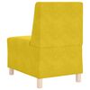 vidaXL Modulinis sofa vienetas be rankų 2 pcs Geltona 55 x 74 x 82 cm
