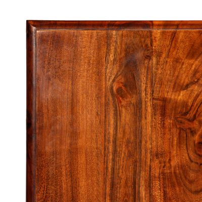 vidaXL Valgomojo stalas, 200x100x76cm, mediena su medaus apdaila