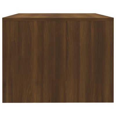 vidaXL Kavos staliukas, rudas ąžuolo, 102x55x42cm, mediena