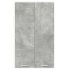 vidaXL Pakabinama spintelė su saugykla Betono pilka 60 x 31 x 100 cm