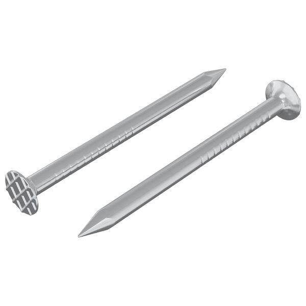 vidaXL Nagai Medžiui 2 pcs Sidabro &Oslash; 3 x 15 mm Metalas