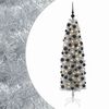vidaXL Dirbtinė siaura kalėdinė eglutė su žaisliuku 180 cm 300 LED