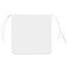 vidaXL Sėdynių pagalvėlės 4 pcs Balta 40 x 40 x 3 cm audinys