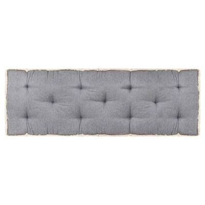 vidaXL Pagalvė sofai iš palečių, antracito spalvos, 120x40x7cm