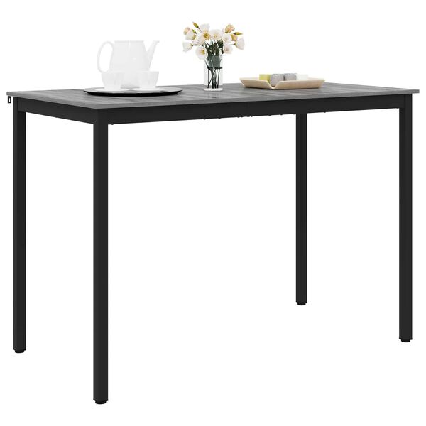 vidaXL Stovintis Baro Stalas Apdirbta mediena