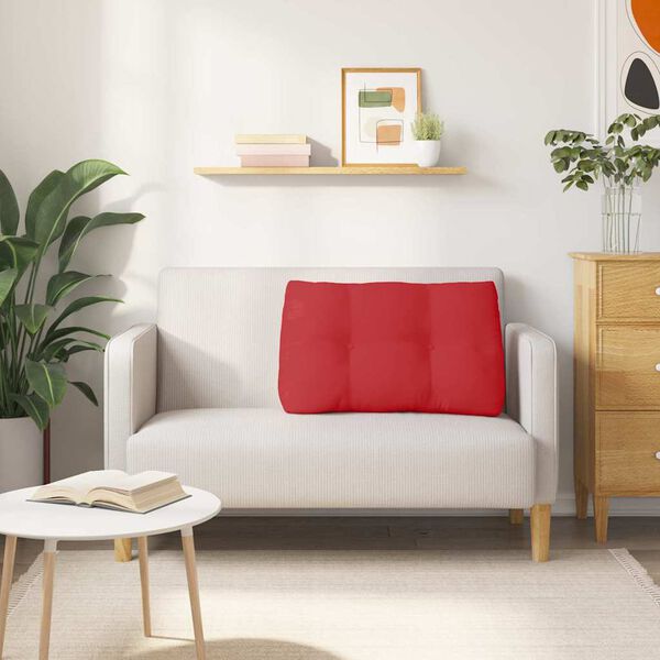 vidaXL Apsaugos Pagalvė Raudona 80 x 24 x 50 cm audinys