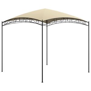vidaXL Pavėsinė, kreminės spalvos, 3x3x2,65m, 180 g/m&sup2;