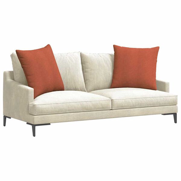 vidaXL Sofa Pagalvės 2 pcs Raudona oranžinė 80 x 80 cm