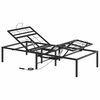 vidaXL Elektrinis reguliuojamas lovos rėmas Juoda 200 x 80 x 33,5 cm