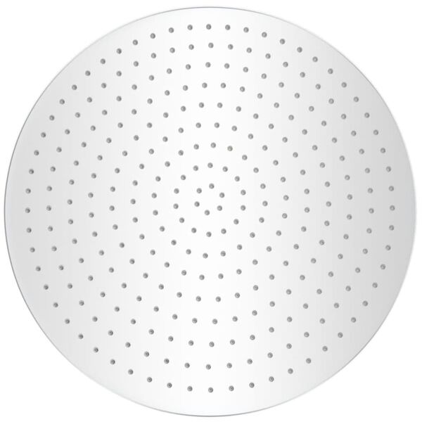 vidaXL Lietaus dušo galvutės, 2vnt., 50cm skersm., nerūd. plienas