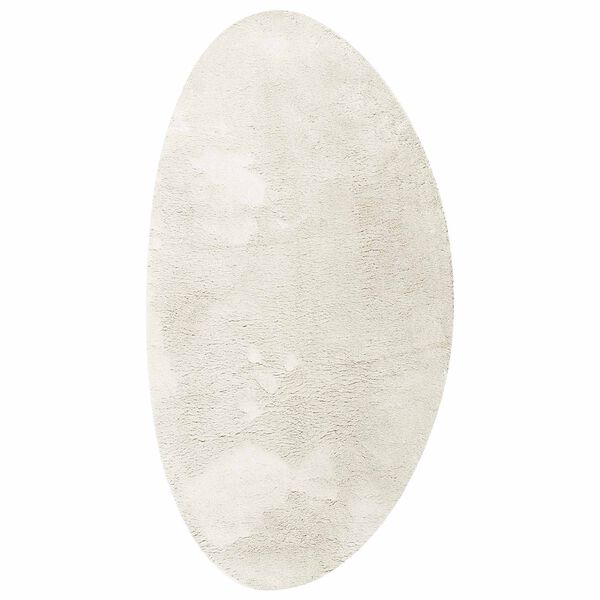 vidaXL Zoninės kiliminės dangos HUARTE Kreminė 80 x 150 cm Poliesteris