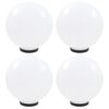 vidaXL LED lempos, rutulio formos, 4vnt., sferinės, 30cm, PMMA