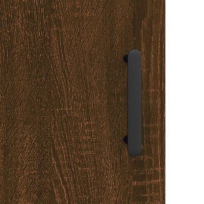 vidaXL Šoninė spintelė, ruda ąžuolo, 69,5x34x90cm, apdirbta mediena