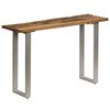 vidaXL Konsolinis staliukas, perdirbta mediena ir plienas, 120x35x76cm