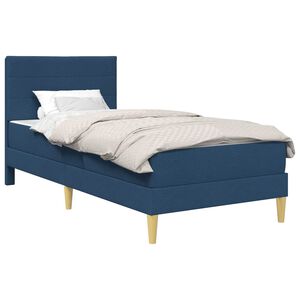 vidaXL Lovos rėmas Mėlyna 80 x 200 cm Poliesteris