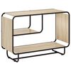 vidaXL Komoda Sonoma ąžuolas 93,5 x 37,5 x 64,5 cm Apdorota mediena
