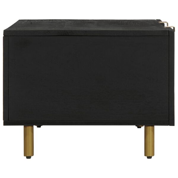 vidaXL kavos staliukas juodas 100x54x40 cm Engineered Wood