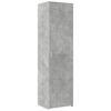 vidaXL Komoda, betono pilkos spalvos, 50x42,5x185cm, apdirbta mediena