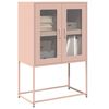 vidaXL Highboard Pink 68x39x107 cm Plienas