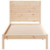 vidaXL Lovos rėmas be čiužinio, 90x220cm, medienos masyvas, itin ilgas