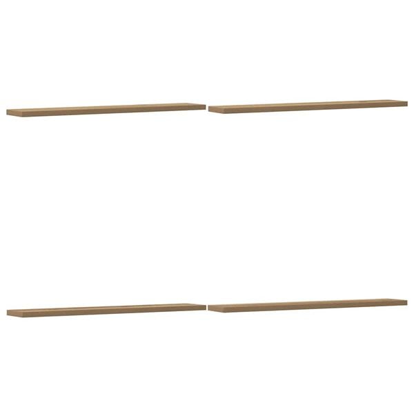 vidaXL Knygų lentynos plokštės, 4vnt., artisano, 60x10x1,5cm, mediena