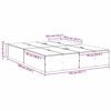 vidaXL Lova su daiktų laikymo vieta Amatininkų ąžuolas 135 x 190 cm
