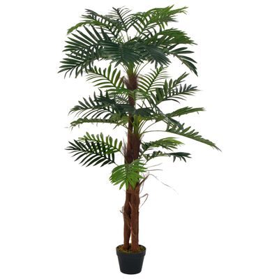 vidaXL Dirbtinė palmė su vazonu, žalia, 165 cm