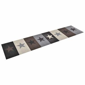 vidaXL Virtuvės kilimas, 60x300cm, plaunamas, su žvaigždėmis