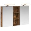 vidaXL Vonios spintos komplektas 3 vnt. 80 x 10,5 x 50 cm