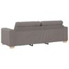 vidaXL Sofa Taupe 221 x 80 x 80 cm audinys