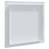 vidaXL Prieigos panelės 2 pcs Balta 20 x 20 cm ABS plastikas
