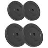 vidaXL Svoriai, 4vnt., cementas, 30kg