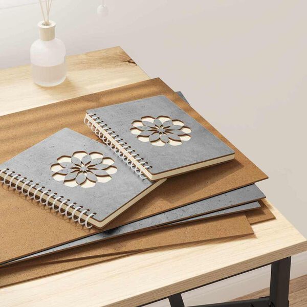 vidaXL Dekoratyvinės Panelės 50 pcs Betono pilka 30 x 42 x 0.27 cm