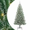 vidaXL Dirbtinė Kalėdų Eglė Su Sniegu ir LED &Scaron;viesa su 300 LED 210 cm