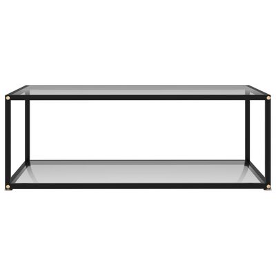 vidaXL Kavos staliukas, skaidrus, 100x50x35cm, grūdintas stiklas