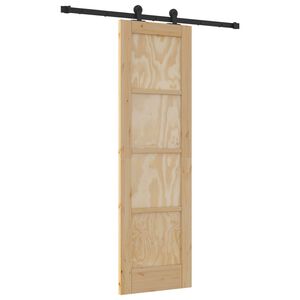 vidaXL Slankios durys ORKDAL 61 x 198,5 cm Pu&scaron;ies medienos masyvas
