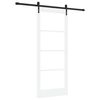 vidaXL Slankios durys Balta 83 x 202 cm