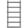 vidaXL Rank&scaron;luosčių kabykla, juodos spalvos, 24x12x48cm, plienas