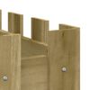 vidaXL Sodo lovelis, 150x30x30cm, impregnuota pušis, tvorelės dizaino