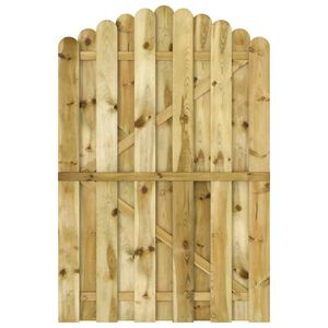 vidaXL Sodo vartai, 100x150cm, impregnuota pu&scaron;ies mediena