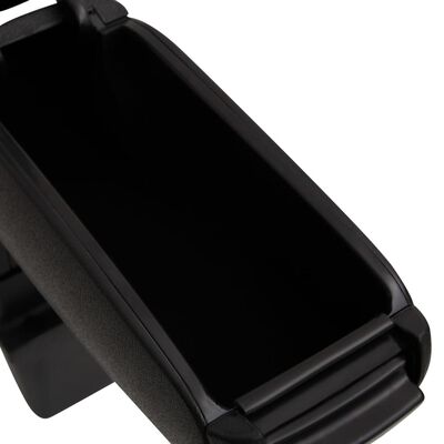vidaXL Automobilio porankis, juodos spalvos, 13x31,5x(29–51)cm, ABS
