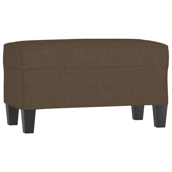 vidaXL Suoliukas, rudos spalvos, 100x35x41cm, audinys