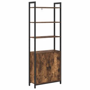 vidaXL Knygų spinta 6 auk&scaron;tų 60 x 24 x 161 cm Apdirbta mediena