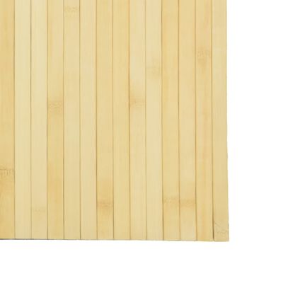 vidaXL Kambario pertvara, šviesi natūrali, 165x400cm, bambukas